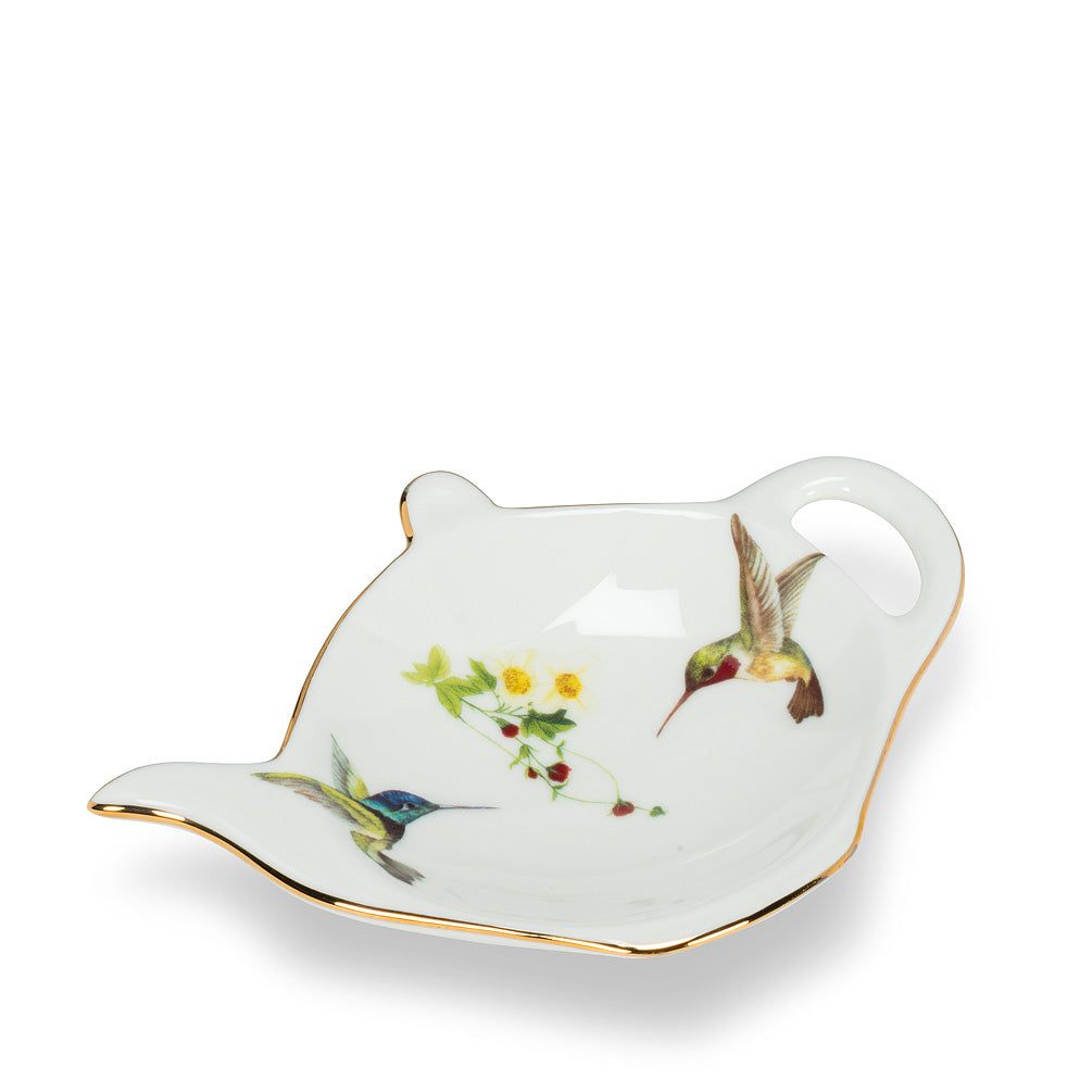 Abbott Hummingbird Tea Bag Plate 5.5