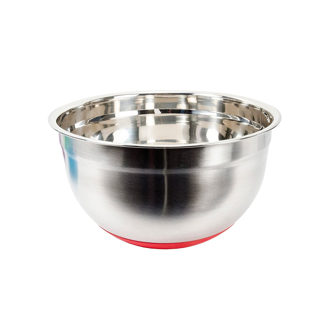Red Stainless Steel Mixing Bowl 3L 1pc